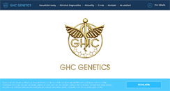 Desktop Screenshot of ghcgenetics.cz